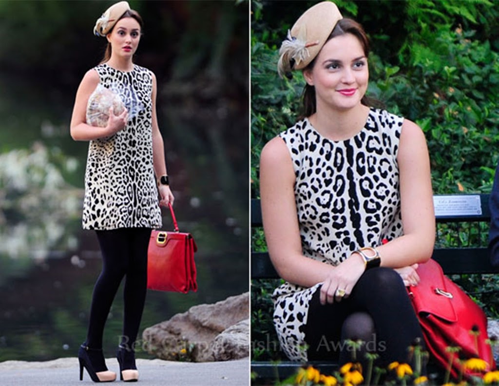 Animal Print Blair Waldorf look Gossip Girl Animal Print Blair Waldorf look Gossip Girl