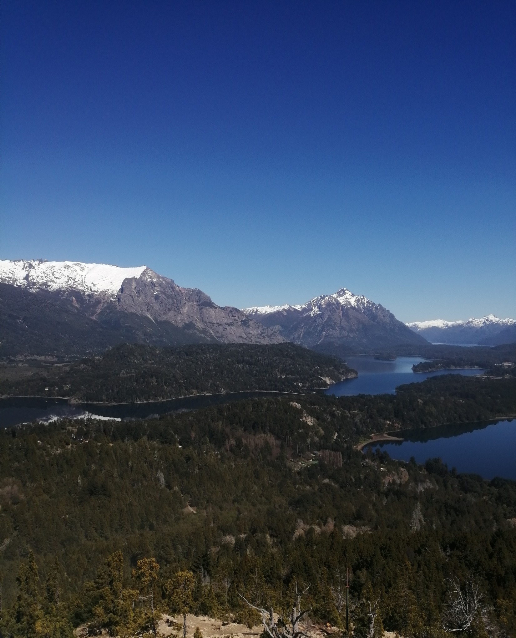 Cerro Otto-Cerro Lopez-Cerro Goye-Cerro Bellavista-Cerro Capilla-Cerro Catedral-Lago Nahuel Huapi-Perito Moreno