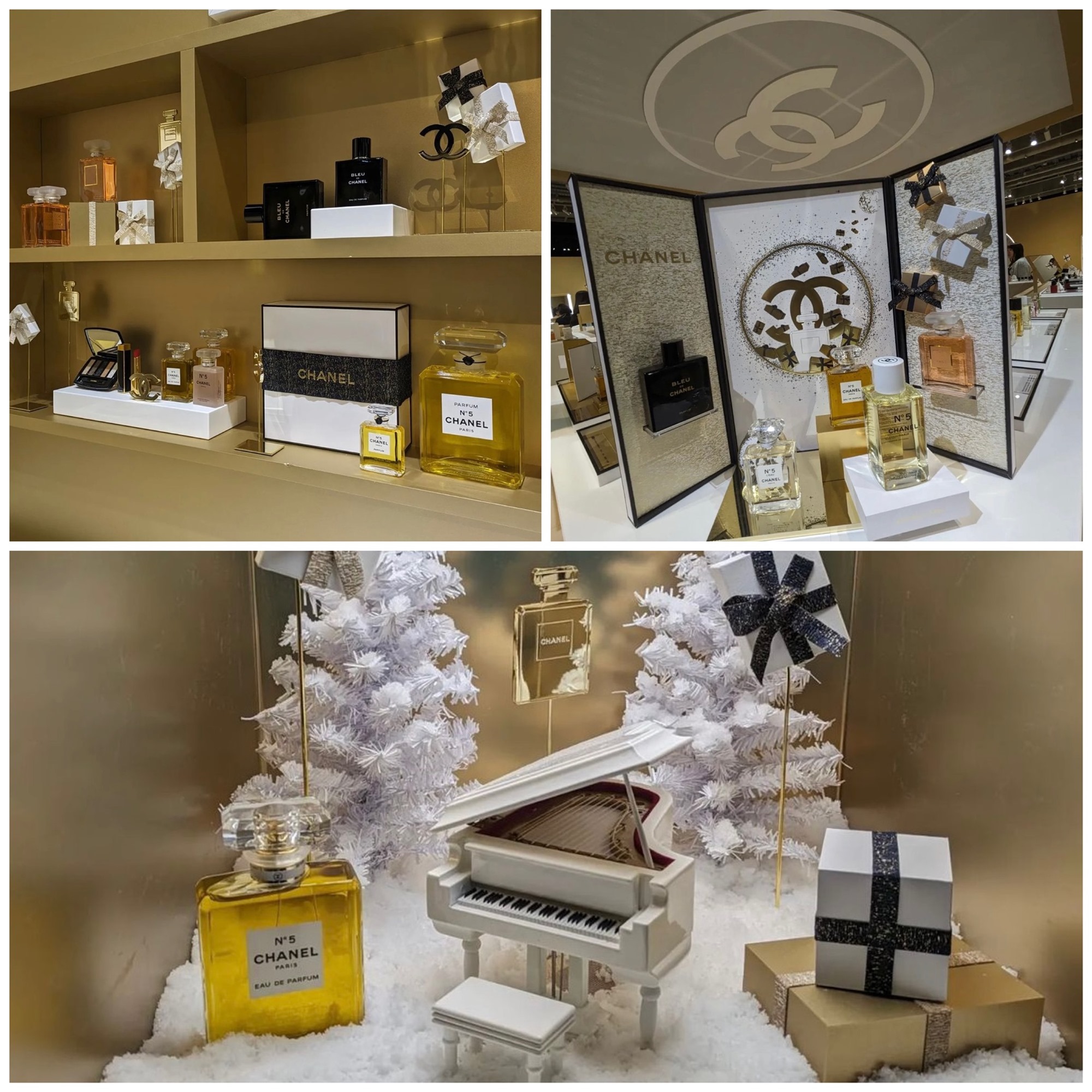 Chanel Wonderland fragancias exclusivas y productos de maquillaje en hermosas cajas de regalo navideño