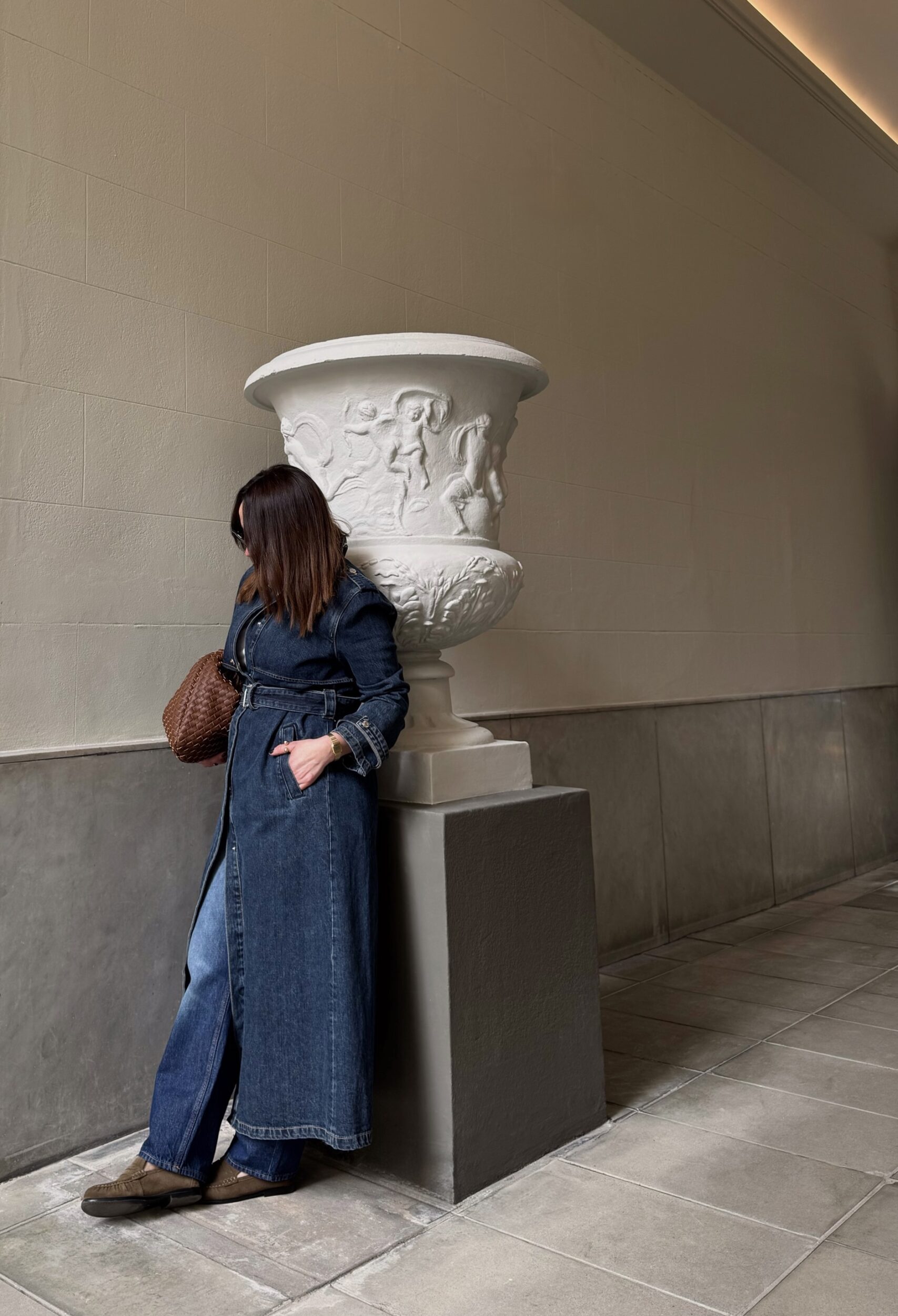 Facil y chic un total denim de moda